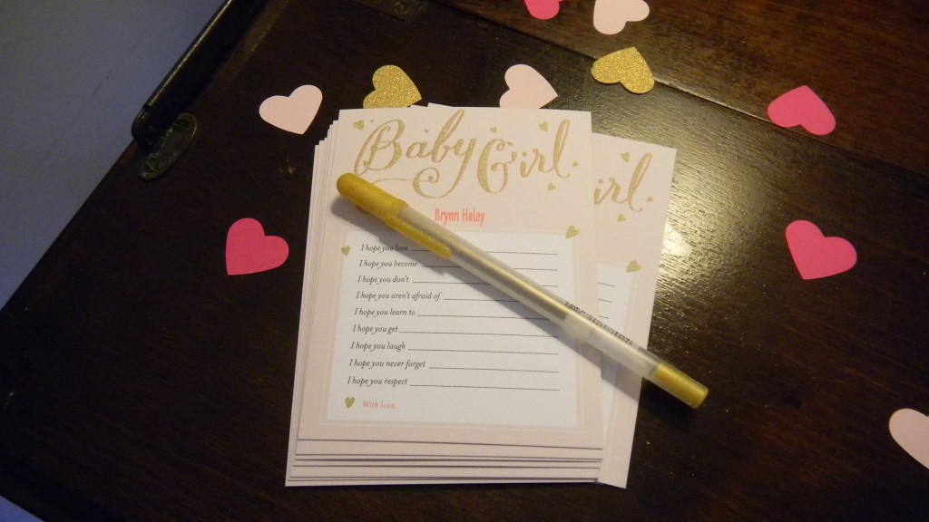 Write a little note to Brynn Haley...with a gold pen of course.